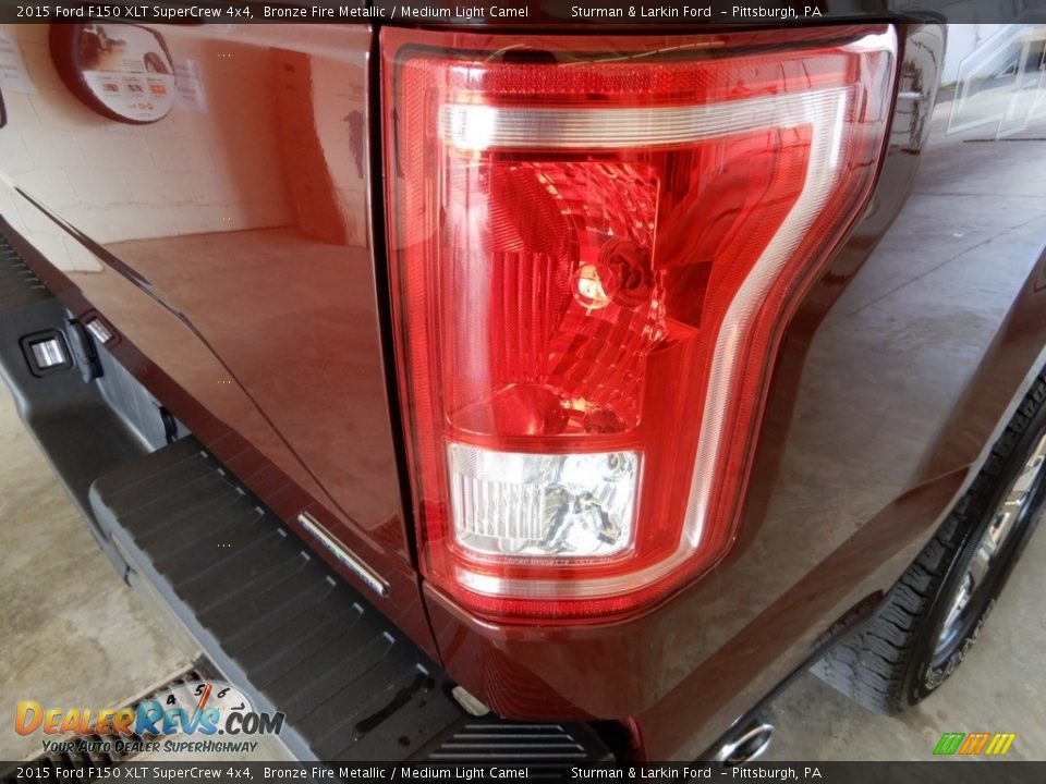 2015 Ford F150 XLT SuperCrew 4x4 Bronze Fire Metallic / Medium Light Camel Photo #5