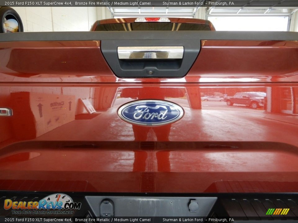 2015 Ford F150 XLT SuperCrew 4x4 Bronze Fire Metallic / Medium Light Camel Photo #7