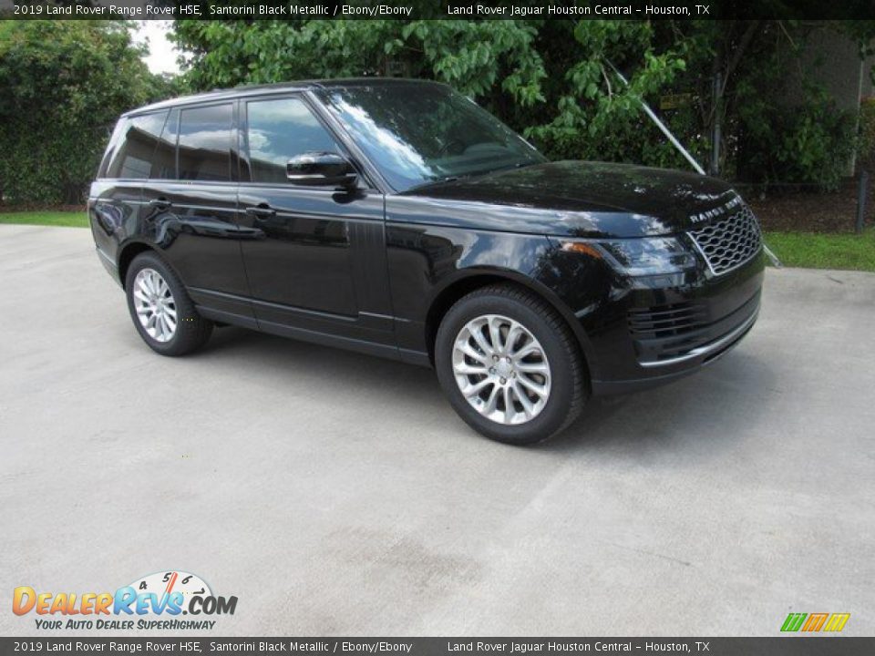 2019 Land Rover Range Rover HSE Santorini Black Metallic / Ebony/Ebony Photo #1