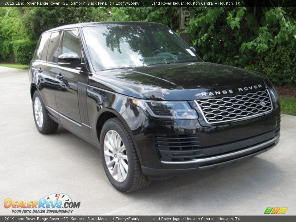 2019 Land Rover Range Rover HSE Santorini Black Metallic / Ebony/Ebony Photo #2