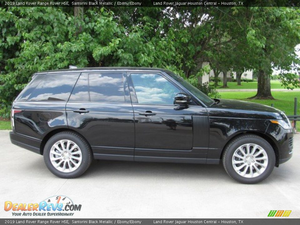 2019 Land Rover Range Rover HSE Santorini Black Metallic / Ebony/Ebony Photo #5