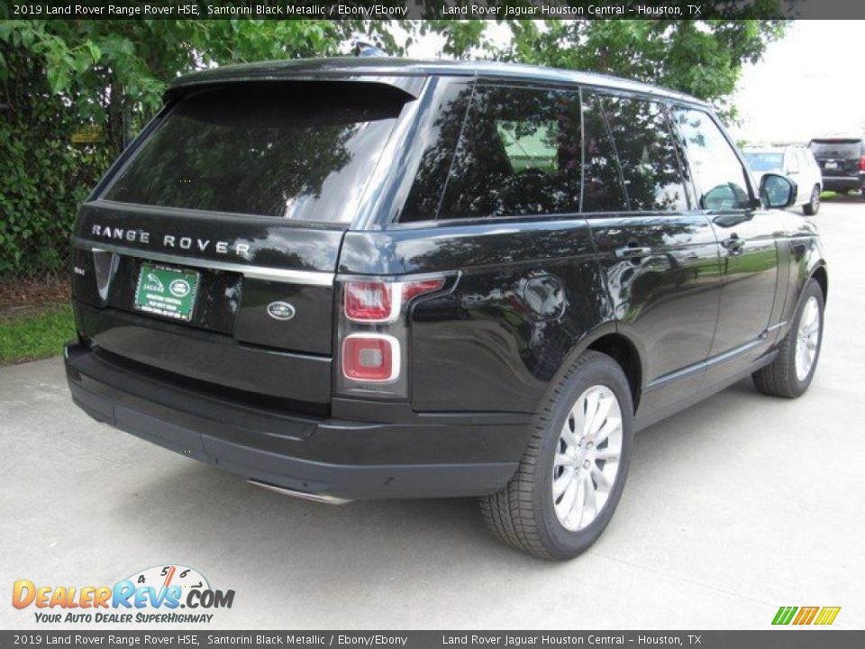 2019 Land Rover Range Rover HSE Santorini Black Metallic / Ebony/Ebony Photo #6