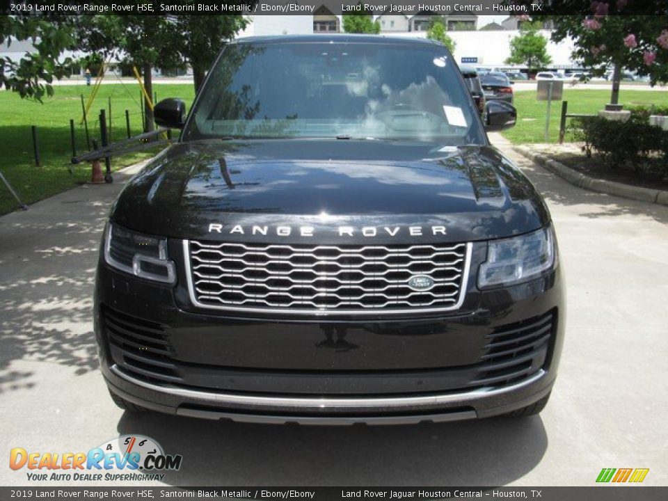 2019 Land Rover Range Rover HSE Santorini Black Metallic / Ebony/Ebony Photo #8