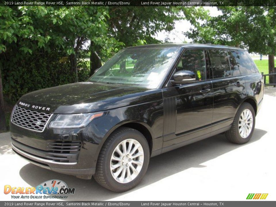 2019 Land Rover Range Rover HSE Santorini Black Metallic / Ebony/Ebony Photo #9