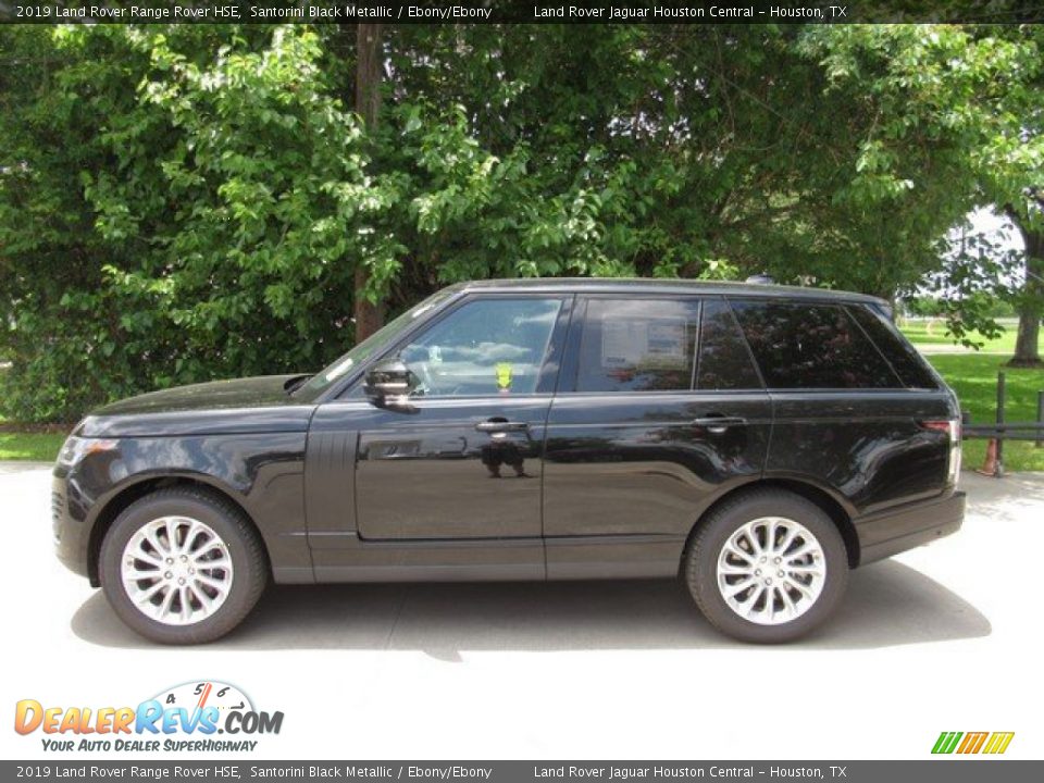 2019 Land Rover Range Rover HSE Santorini Black Metallic / Ebony/Ebony Photo #10