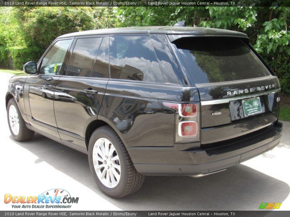 2019 Land Rover Range Rover HSE Santorini Black Metallic / Ebony/Ebony Photo #11