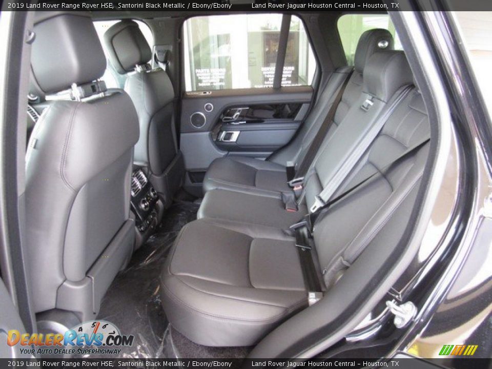 2019 Land Rover Range Rover HSE Santorini Black Metallic / Ebony/Ebony Photo #12