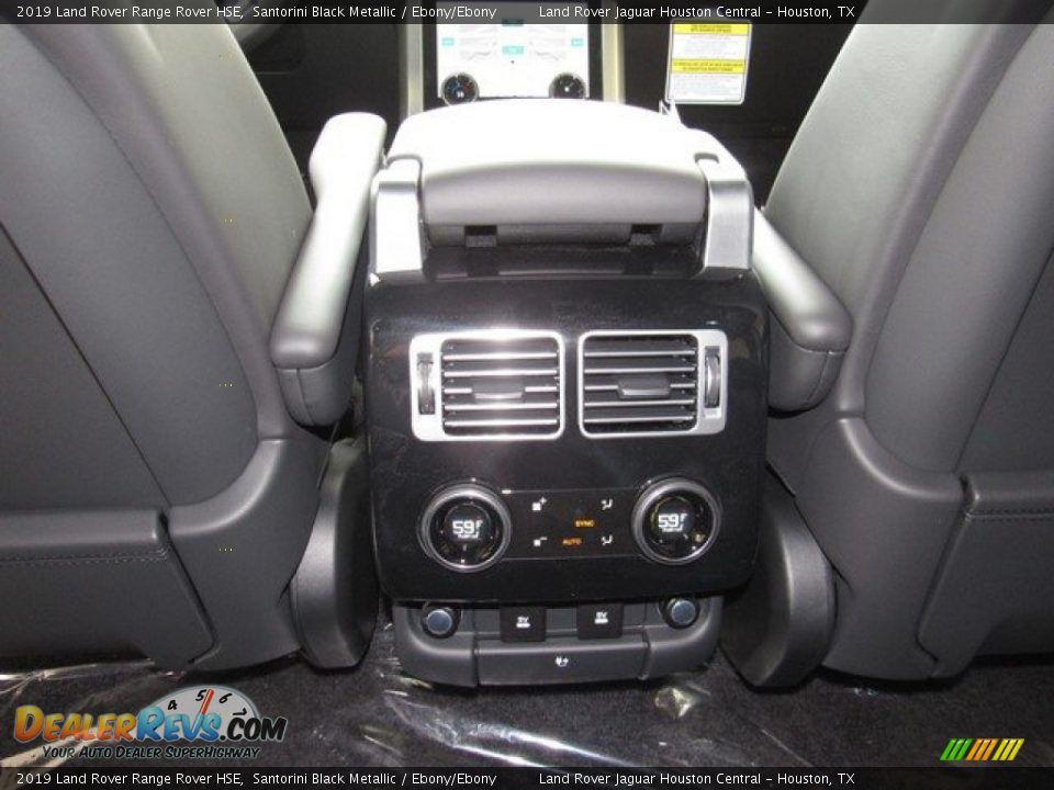 2019 Land Rover Range Rover HSE Santorini Black Metallic / Ebony/Ebony Photo #15