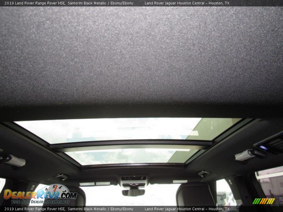 2019 Land Rover Range Rover HSE Santorini Black Metallic / Ebony/Ebony Photo #17