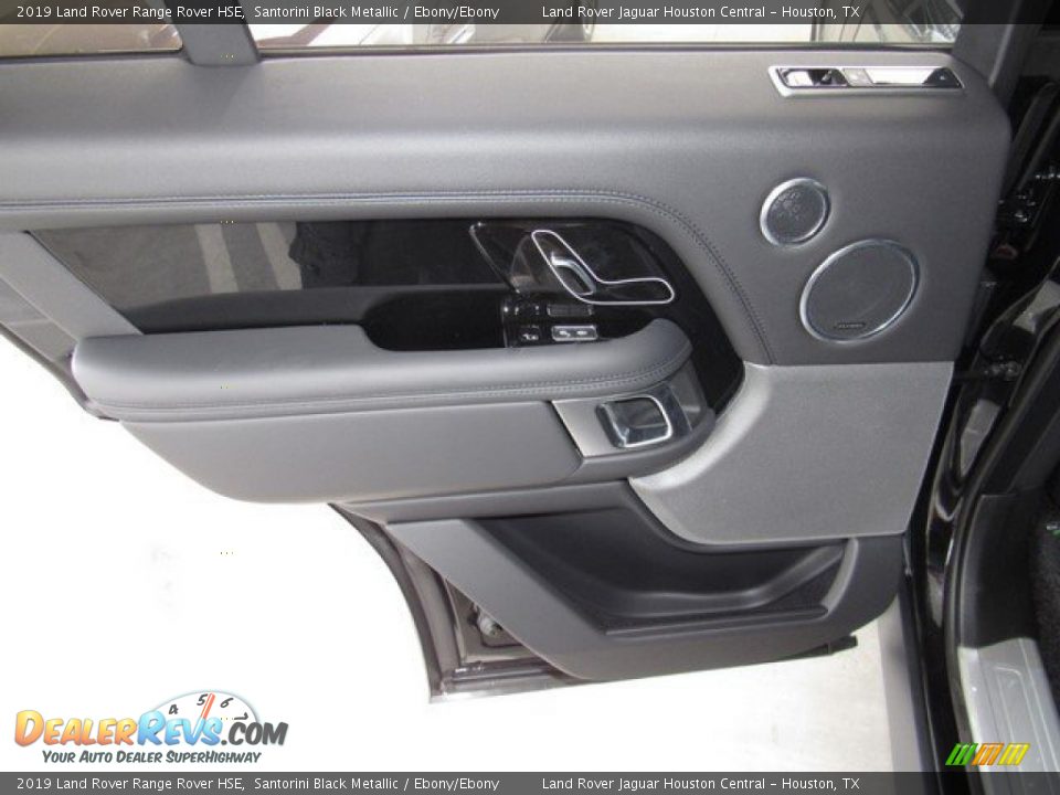 2019 Land Rover Range Rover HSE Santorini Black Metallic / Ebony/Ebony Photo #25