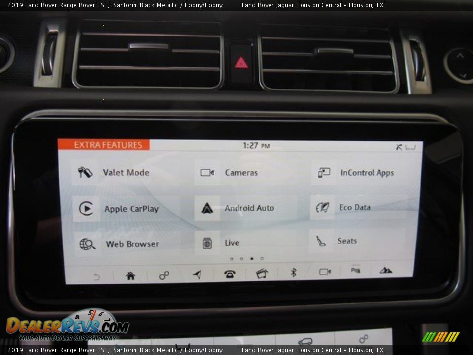2019 Land Rover Range Rover HSE Santorini Black Metallic / Ebony/Ebony Photo #34
