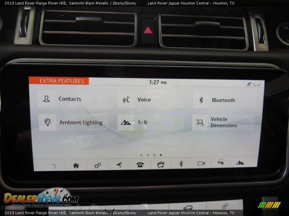 2019 Land Rover Range Rover HSE Santorini Black Metallic / Ebony/Ebony Photo #35