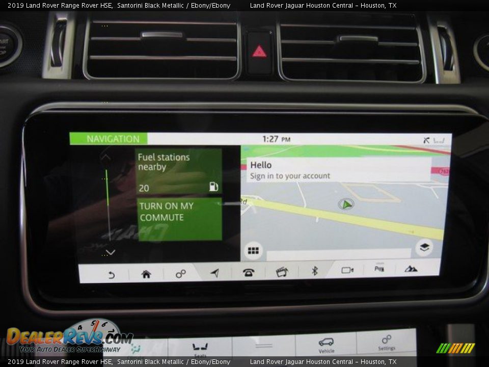 2019 Land Rover Range Rover HSE Santorini Black Metallic / Ebony/Ebony Photo #36
