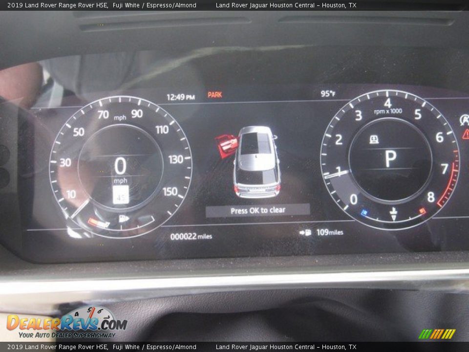 2019 Land Rover Range Rover HSE Fuji White / Espresso/Almond Photo #32