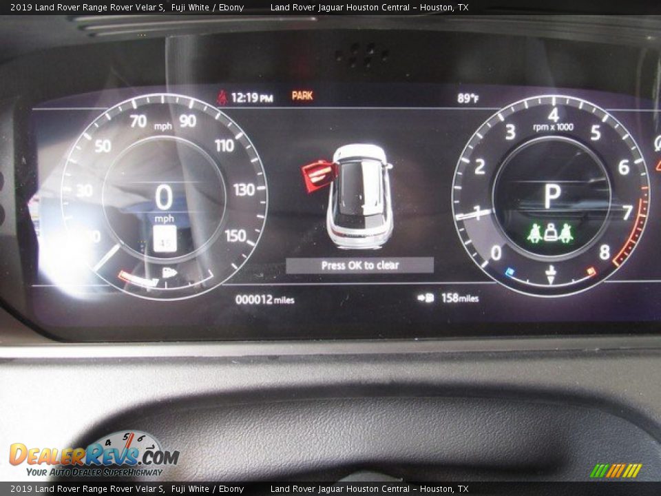 2019 Land Rover Range Rover Velar S Fuji White / Ebony Photo #29