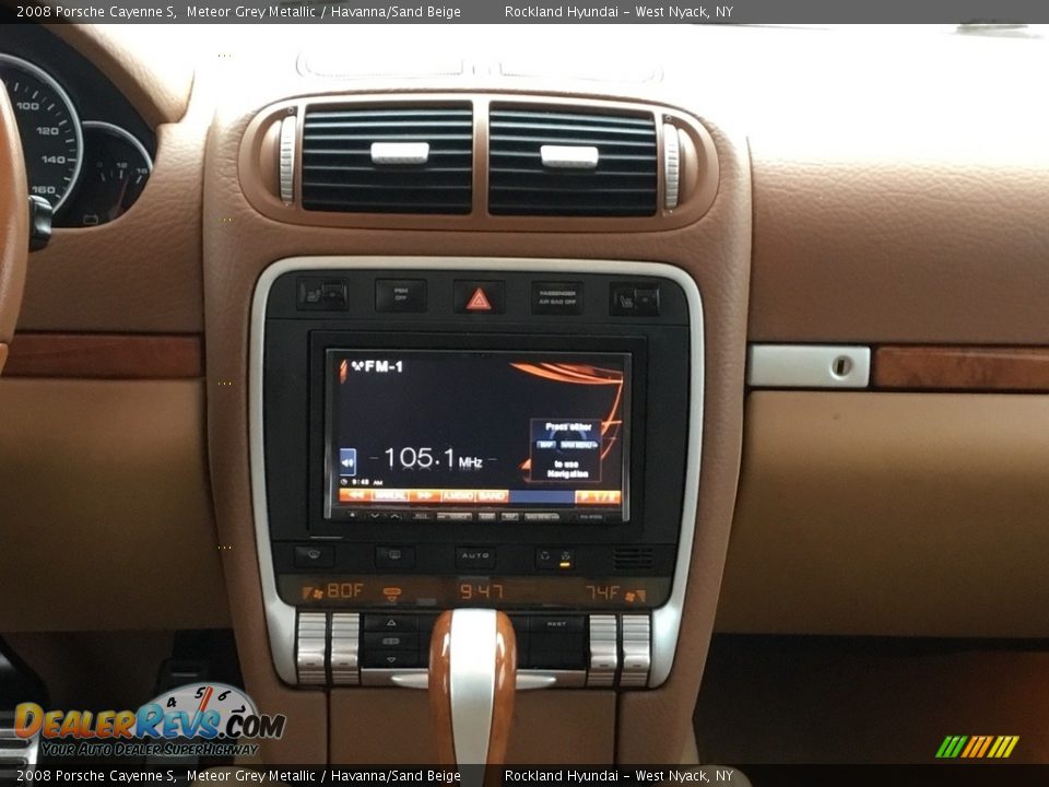 2008 Porsche Cayenne S Meteor Grey Metallic / Havanna/Sand Beige Photo #13