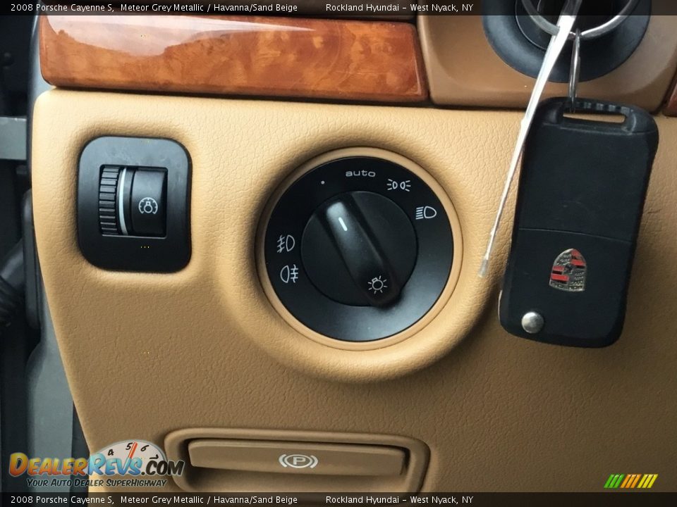 2008 Porsche Cayenne S Meteor Grey Metallic / Havanna/Sand Beige Photo #19
