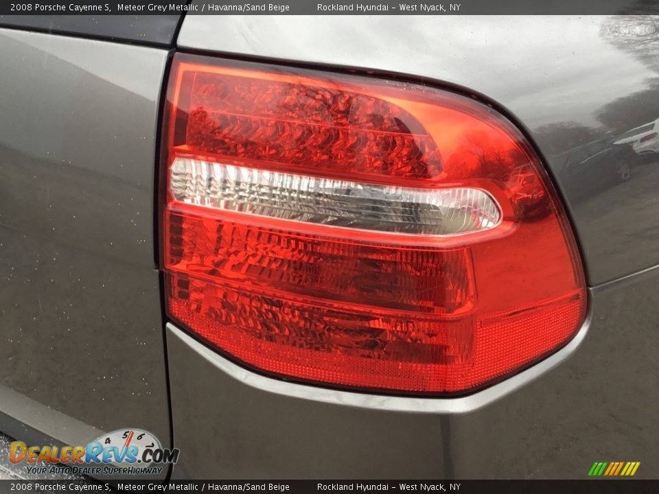 2008 Porsche Cayenne S Meteor Grey Metallic / Havanna/Sand Beige Photo #22