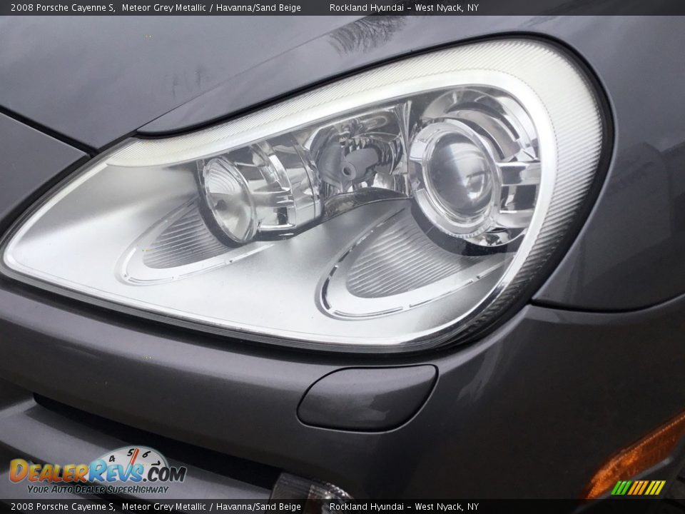 2008 Porsche Cayenne S Meteor Grey Metallic / Havanna/Sand Beige Photo #30