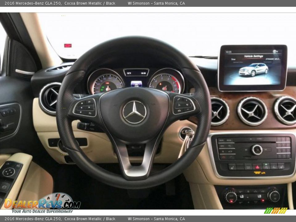 2016 Mercedes-Benz GLA 250 Cocoa Brown Metallic / Black Photo #4