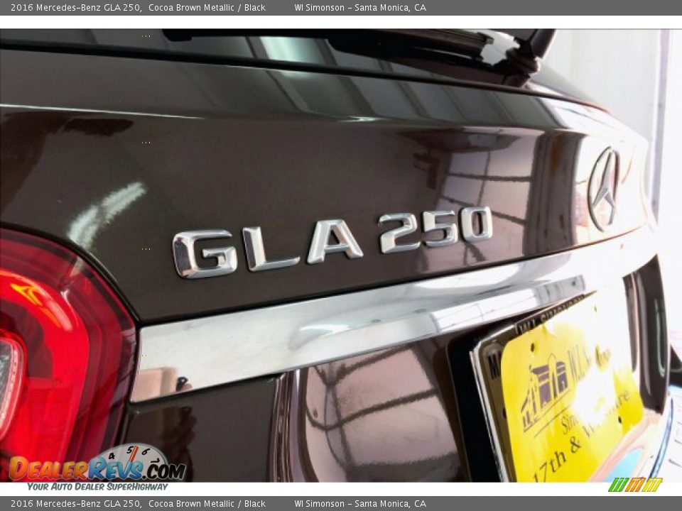 2016 Mercedes-Benz GLA 250 Cocoa Brown Metallic / Black Photo #7