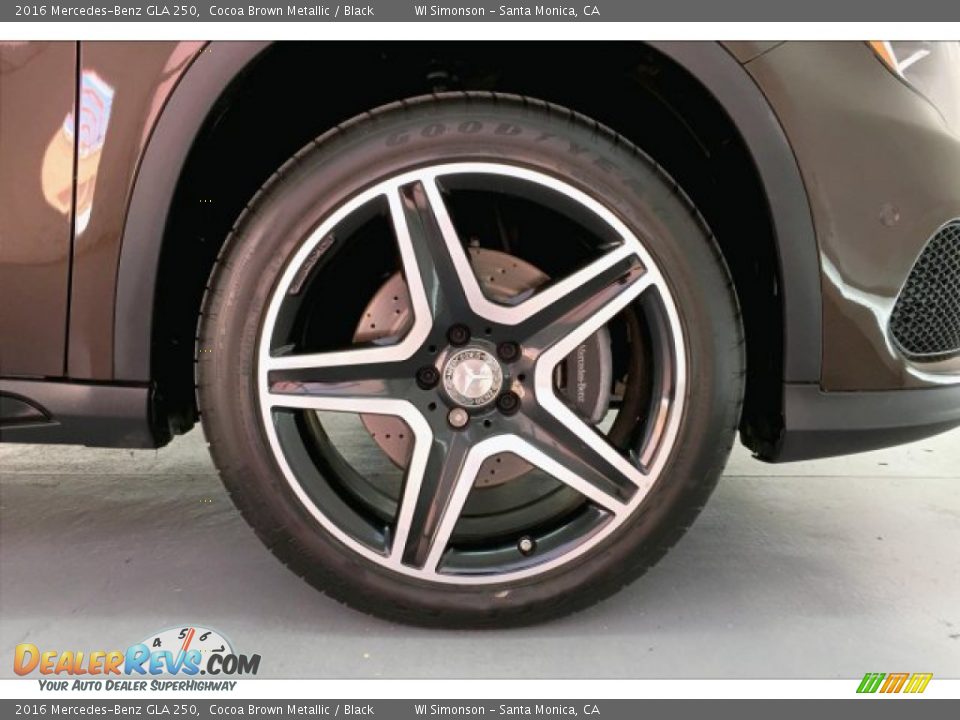 2016 Mercedes-Benz GLA 250 Cocoa Brown Metallic / Black Photo #8
