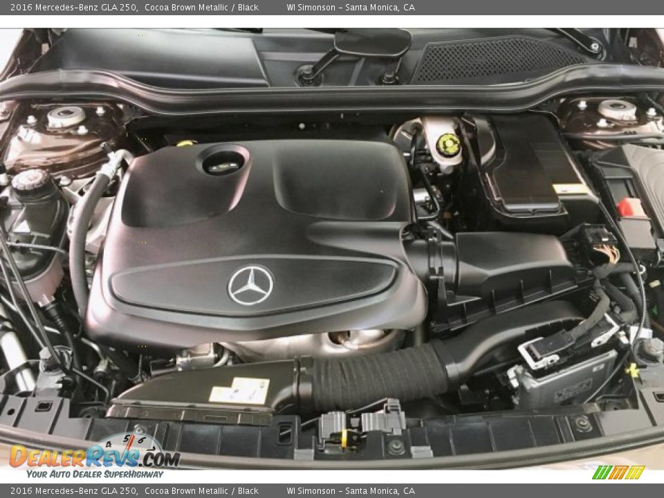 2016 Mercedes-Benz GLA 250 Cocoa Brown Metallic / Black Photo #9