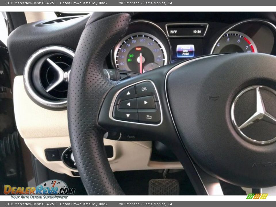 2016 Mercedes-Benz GLA 250 Cocoa Brown Metallic / Black Photo #18