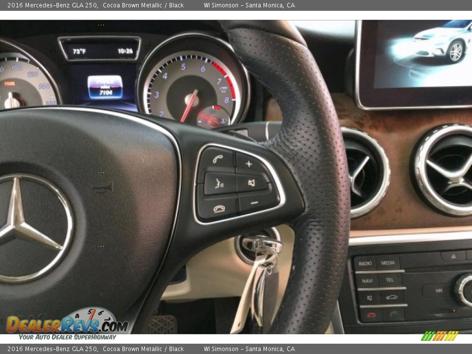 2016 Mercedes-Benz GLA 250 Cocoa Brown Metallic / Black Photo #19