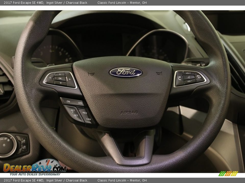 2017 Ford Escape SE 4WD Ingot Silver / Charcoal Black Photo #7