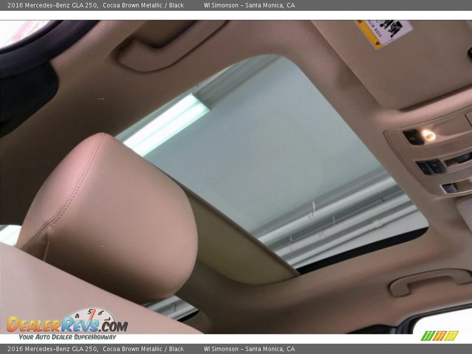 2016 Mercedes-Benz GLA 250 Cocoa Brown Metallic / Black Photo #29