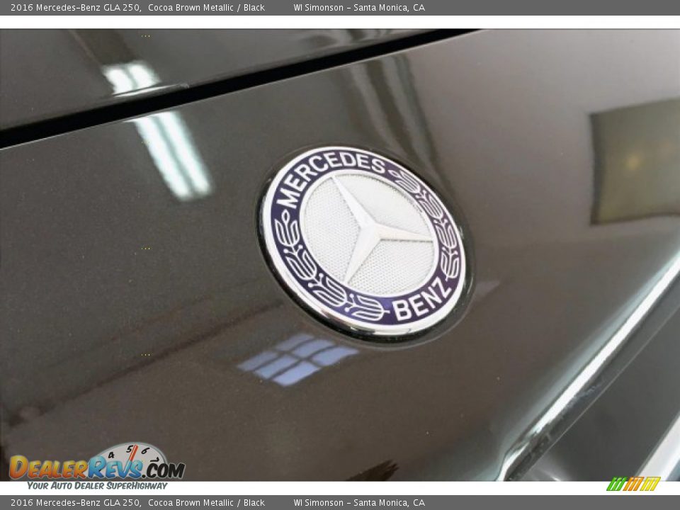 2016 Mercedes-Benz GLA 250 Cocoa Brown Metallic / Black Photo #33