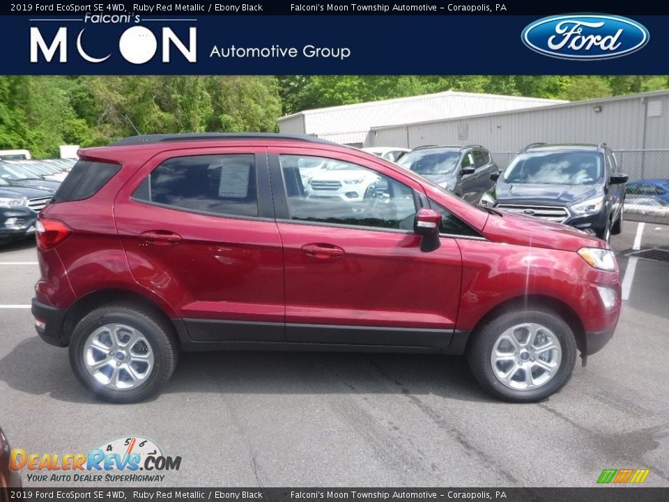 2019 Ford EcoSport SE 4WD Ruby Red Metallic / Ebony Black Photo #1