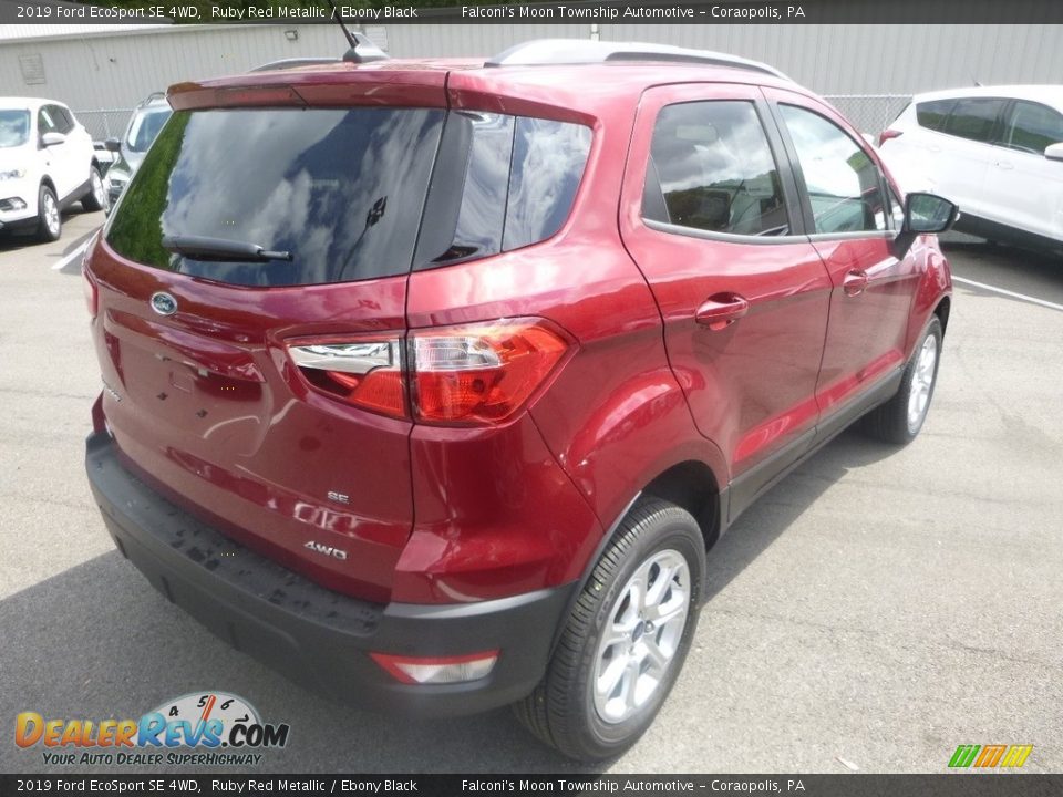 2019 Ford EcoSport SE 4WD Ruby Red Metallic / Ebony Black Photo #2