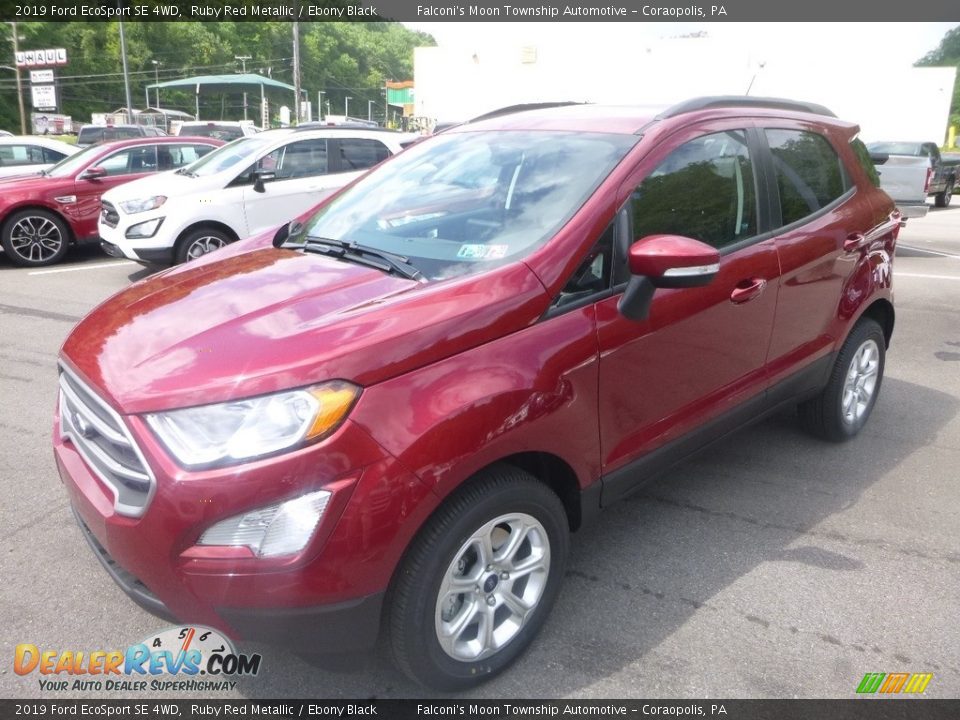 2019 Ford EcoSport SE 4WD Ruby Red Metallic / Ebony Black Photo #5