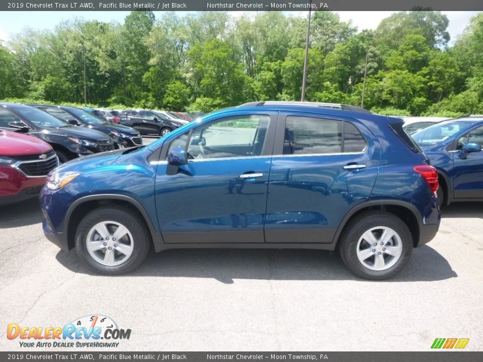 2019 Chevrolet Trax LT AWD Pacific Blue Metallic / Jet Black Photo #2