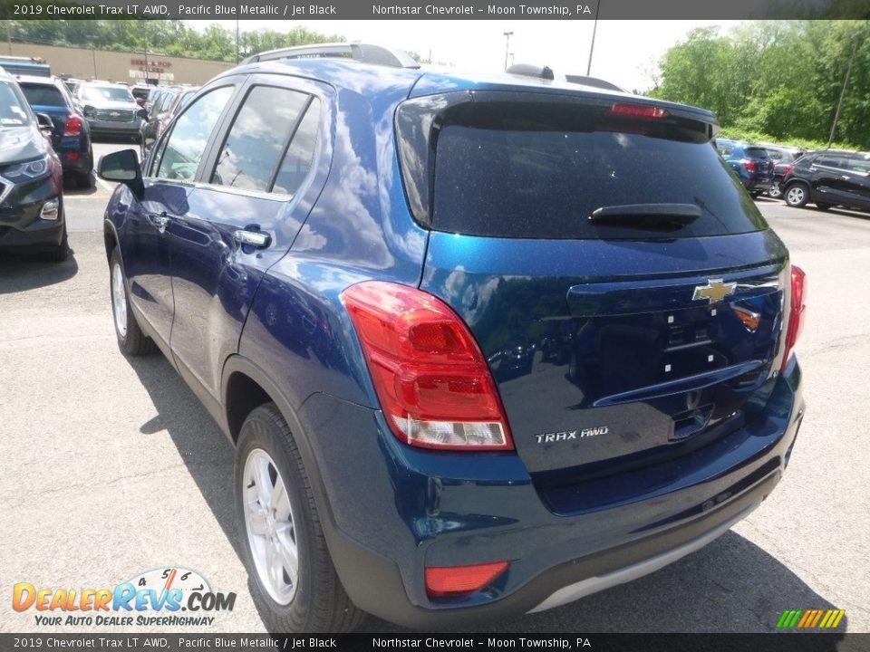 2019 Chevrolet Trax LT AWD Pacific Blue Metallic / Jet Black Photo #3