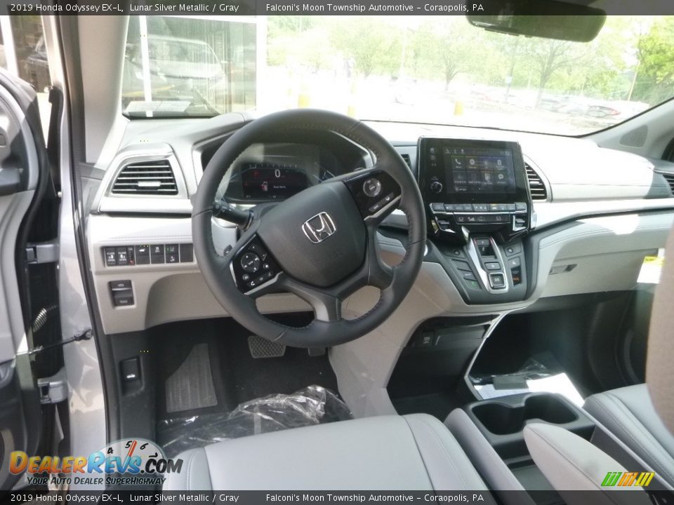 2019 Honda Odyssey EX-L Lunar Silver Metallic / Gray Photo #10