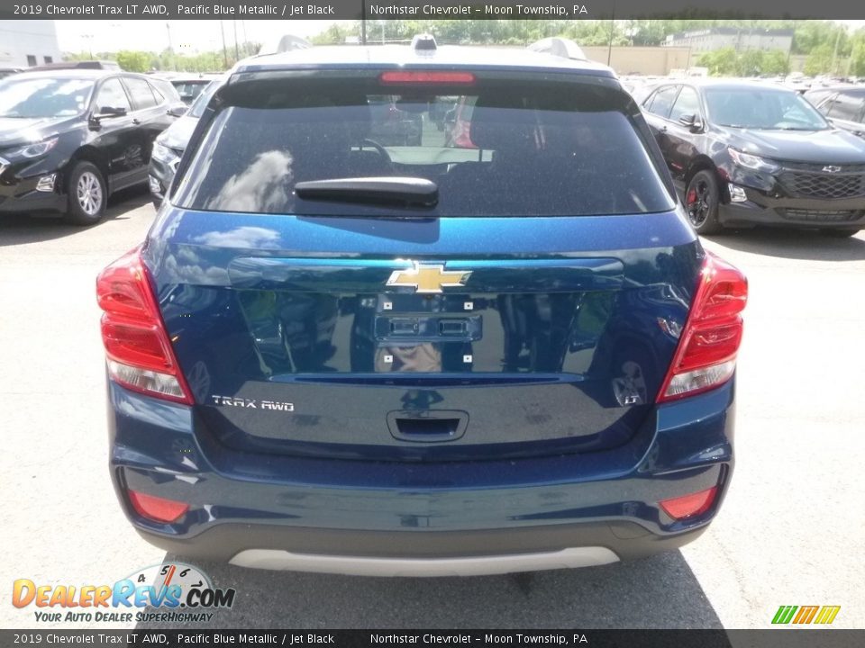 2019 Chevrolet Trax LT AWD Pacific Blue Metallic / Jet Black Photo #4