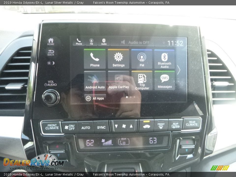 2019 Honda Odyssey EX-L Lunar Silver Metallic / Gray Photo #13