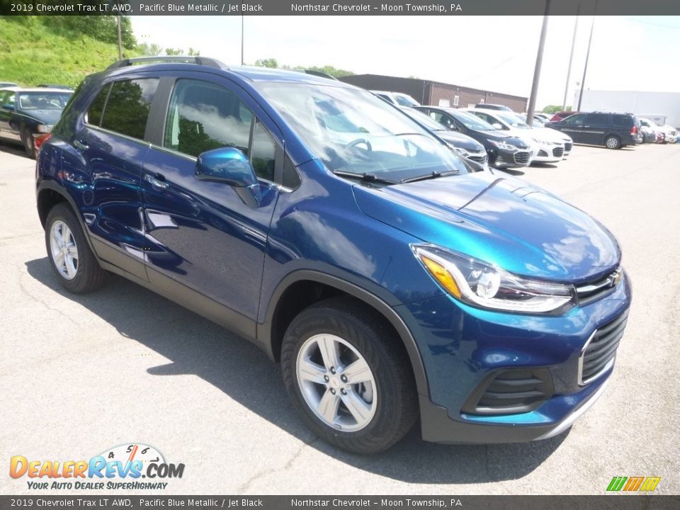 2019 Chevrolet Trax LT AWD Pacific Blue Metallic / Jet Black Photo #7