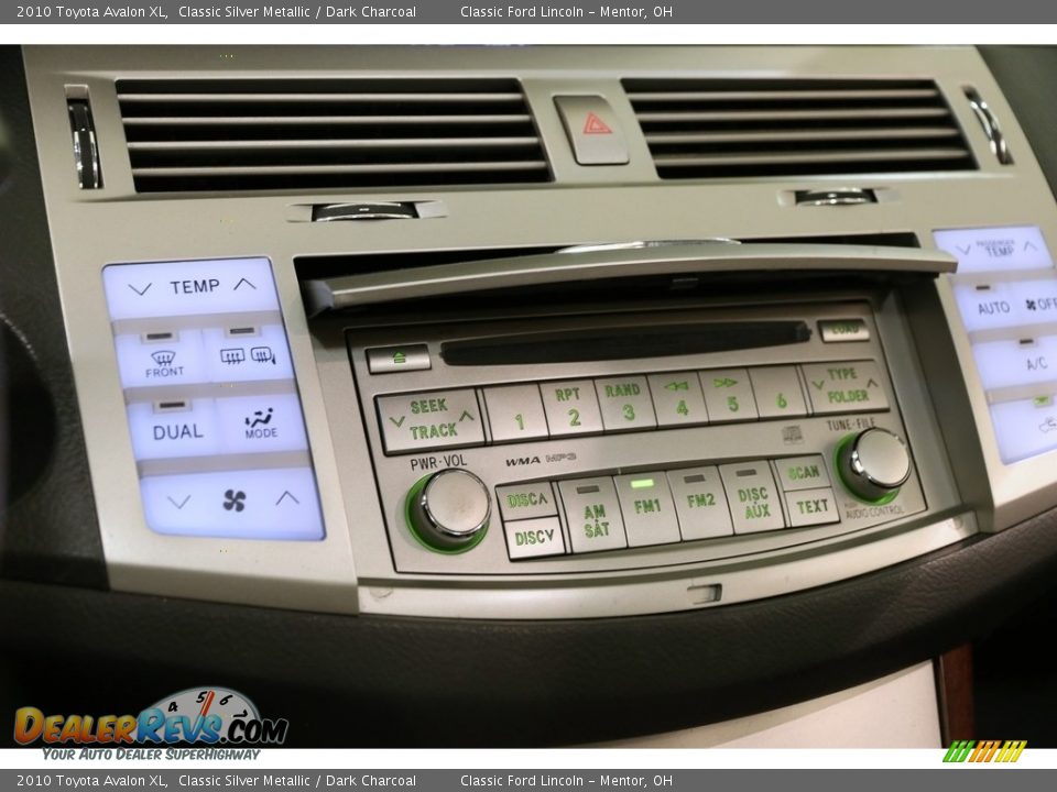 2010 Toyota Avalon XL Classic Silver Metallic / Dark Charcoal Photo #12