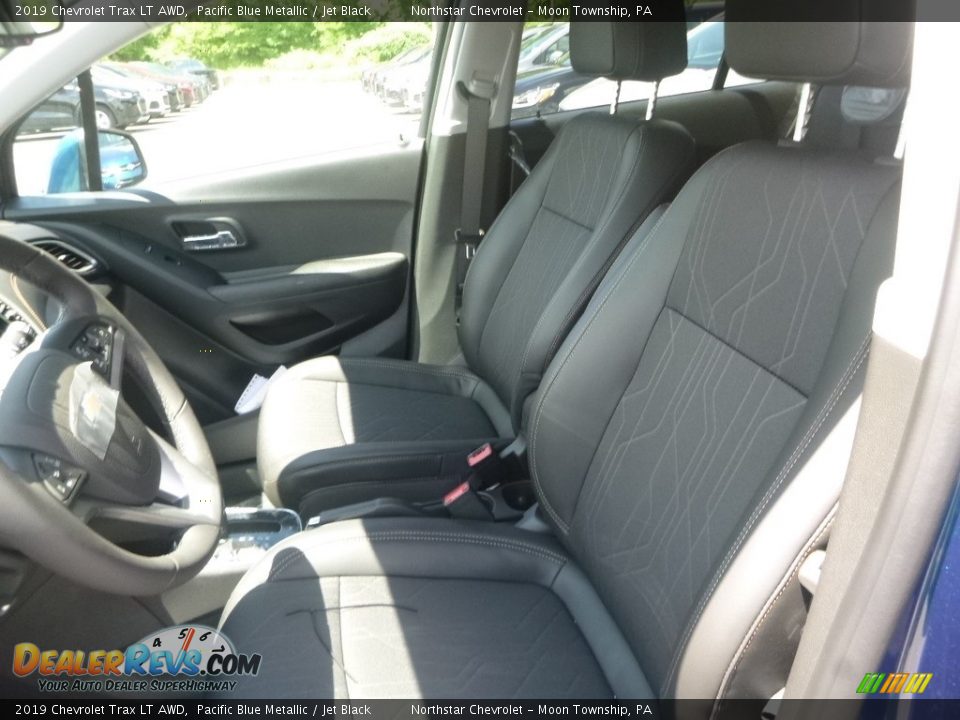 2019 Chevrolet Trax LT AWD Pacific Blue Metallic / Jet Black Photo #14