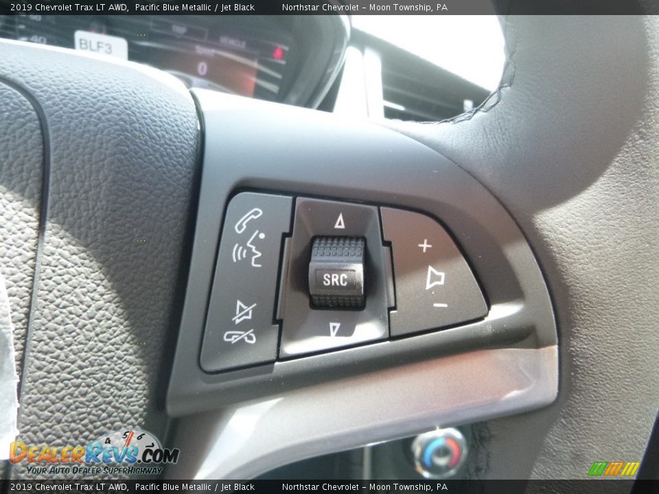2019 Chevrolet Trax LT AWD Pacific Blue Metallic / Jet Black Photo #18