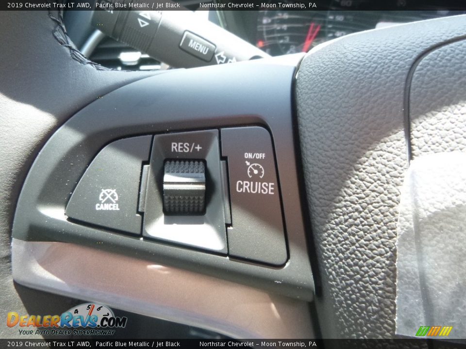 2019 Chevrolet Trax LT AWD Pacific Blue Metallic / Jet Black Photo #19