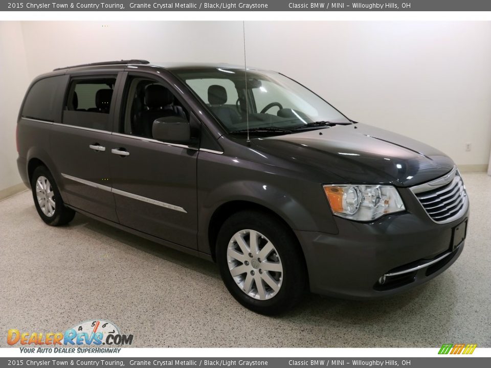 2015 Chrysler Town & Country Touring Granite Crystal Metallic / Black/Light Graystone Photo #1