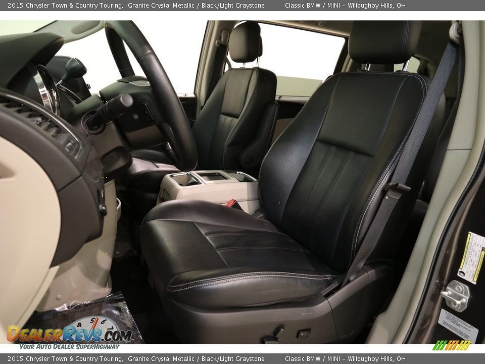 2015 Chrysler Town & Country Touring Granite Crystal Metallic / Black/Light Graystone Photo #5