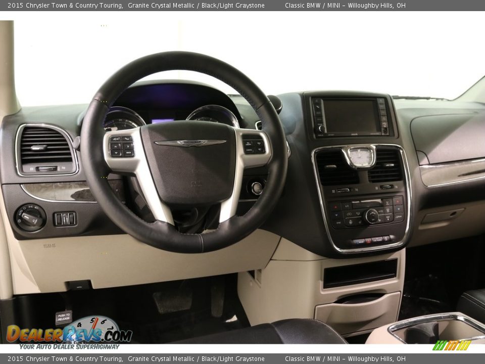 2015 Chrysler Town & Country Touring Granite Crystal Metallic / Black/Light Graystone Photo #6