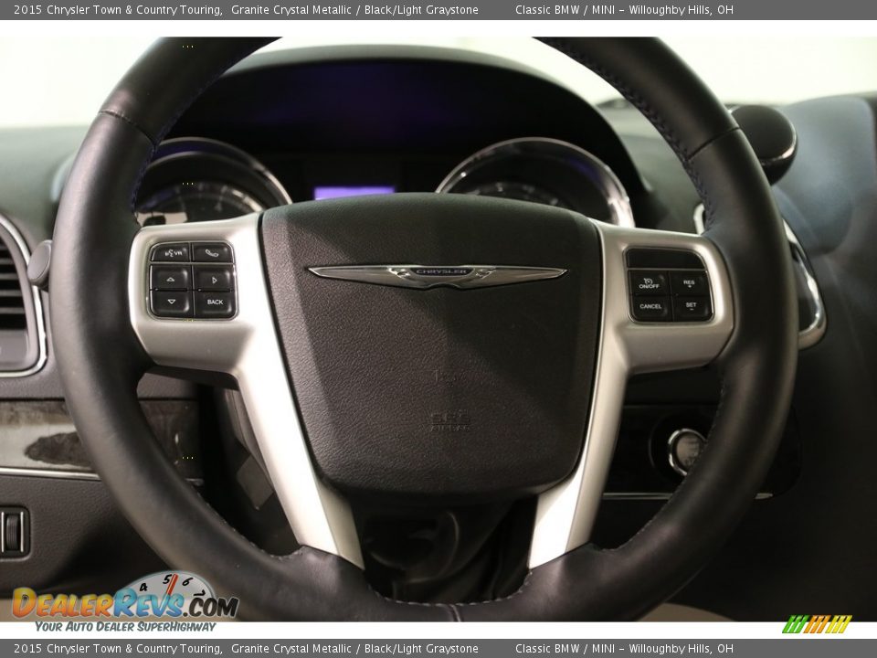 2015 Chrysler Town & Country Touring Granite Crystal Metallic / Black/Light Graystone Photo #7