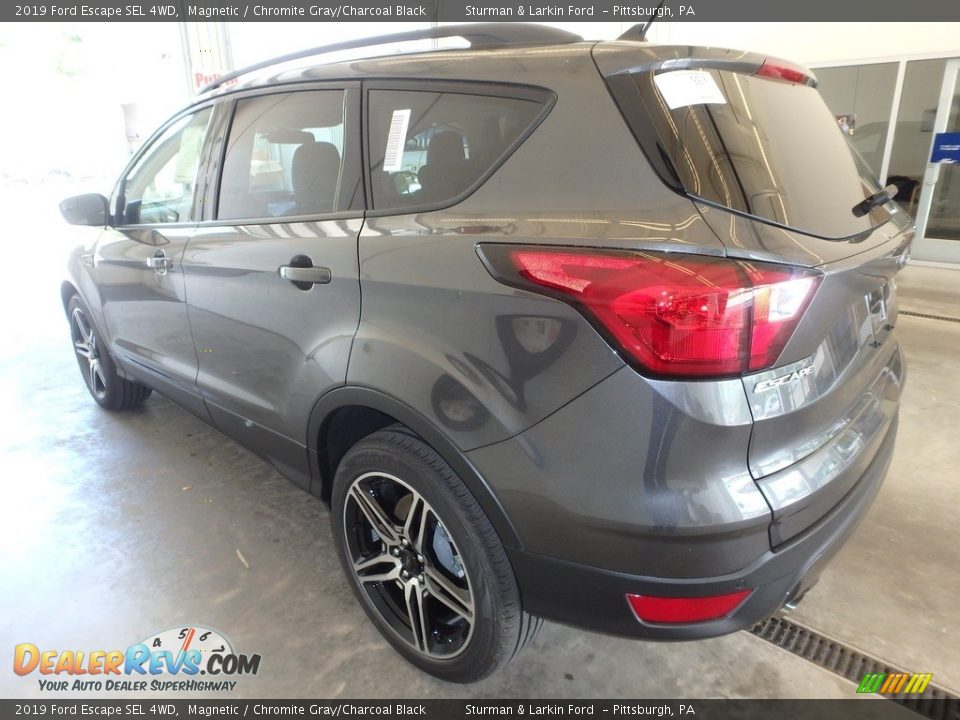 2019 Ford Escape SEL 4WD Magnetic / Chromite Gray/Charcoal Black Photo #4